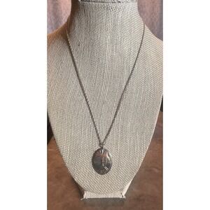 Sterling Silver 925 and 14KT Gold Kokopelli Pendant with 18" Chain Necklace